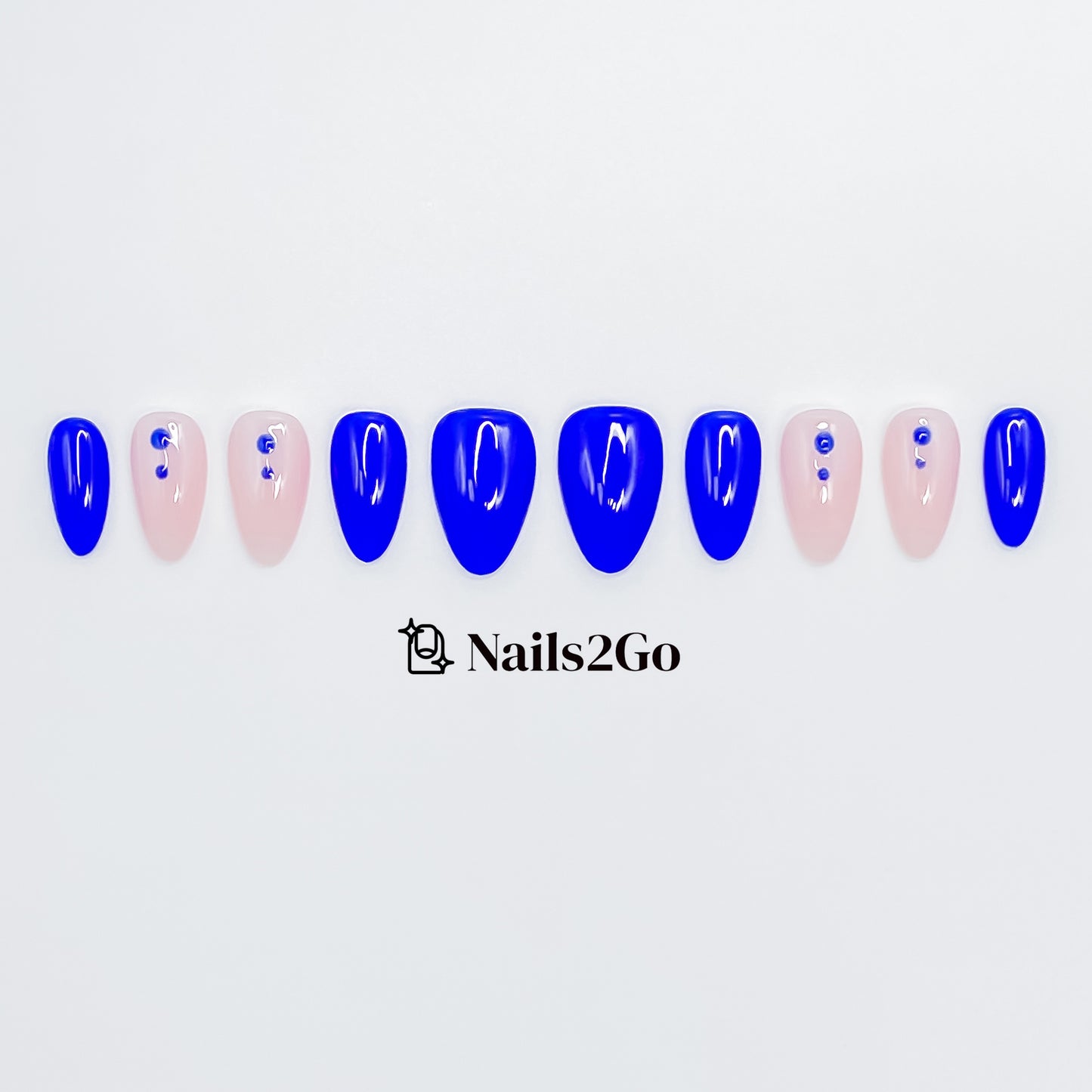 Blue - Pink Drip
