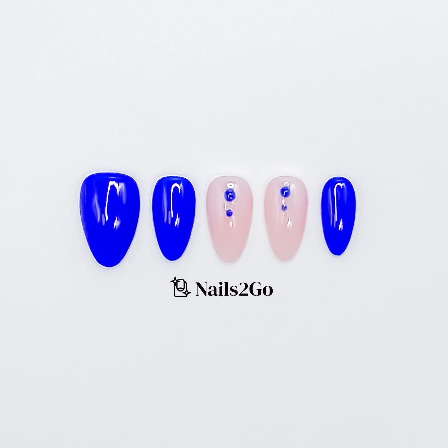 Blue - Pink Drip