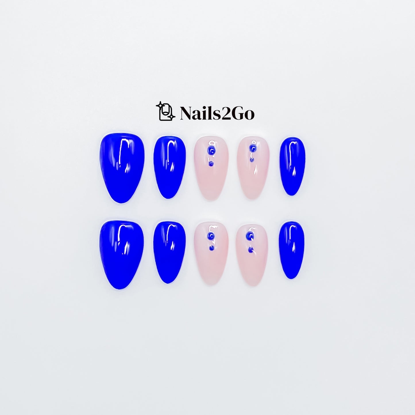 Blue - Pink Drip