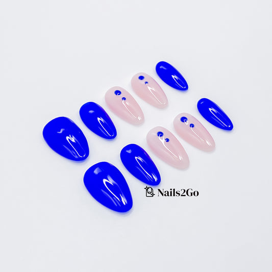 Blue - Pink Drip