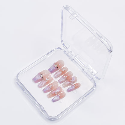 Lilac Whisper with Pearl Accents