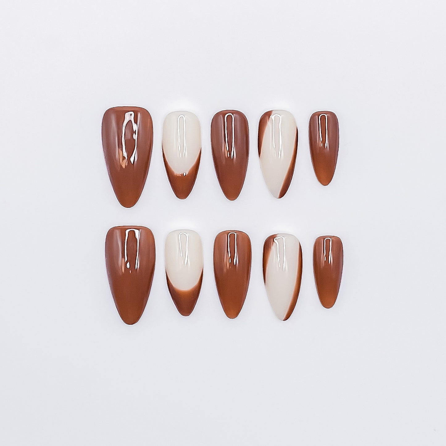 Chocolate Latte Nails