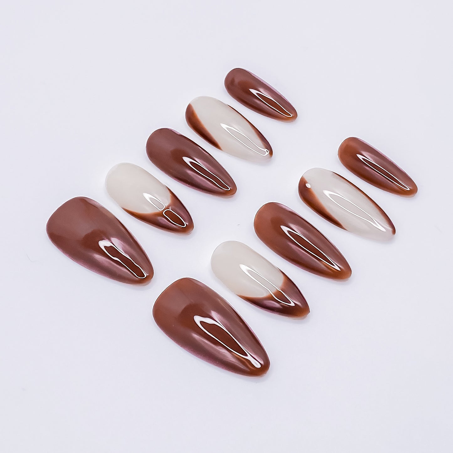 Chocolate Latte Nails