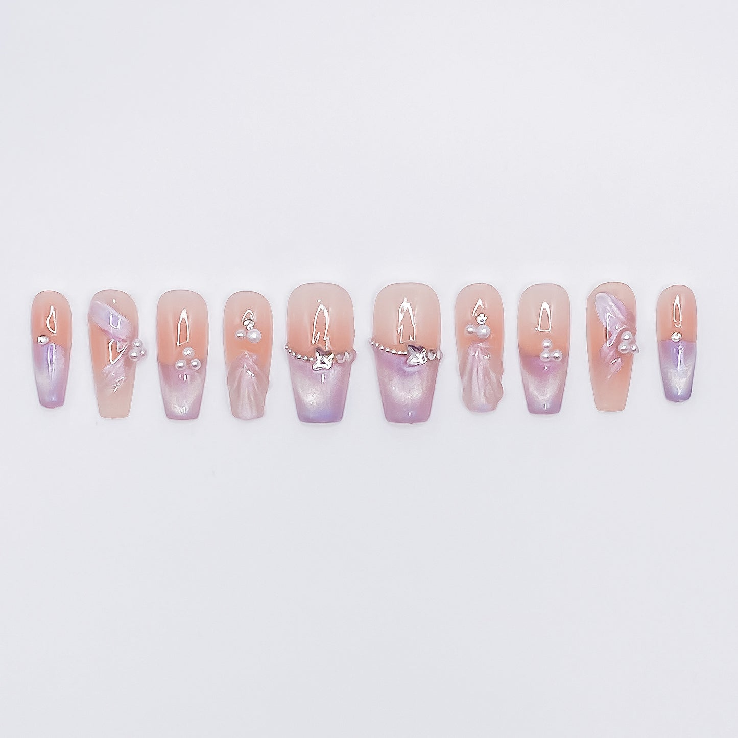 Lilac Whisper with Pearl Accents