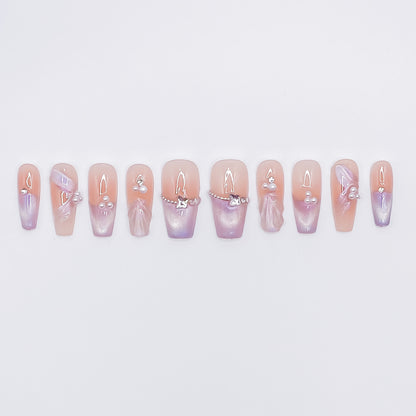 Lilac Whisper with Pearl Accents