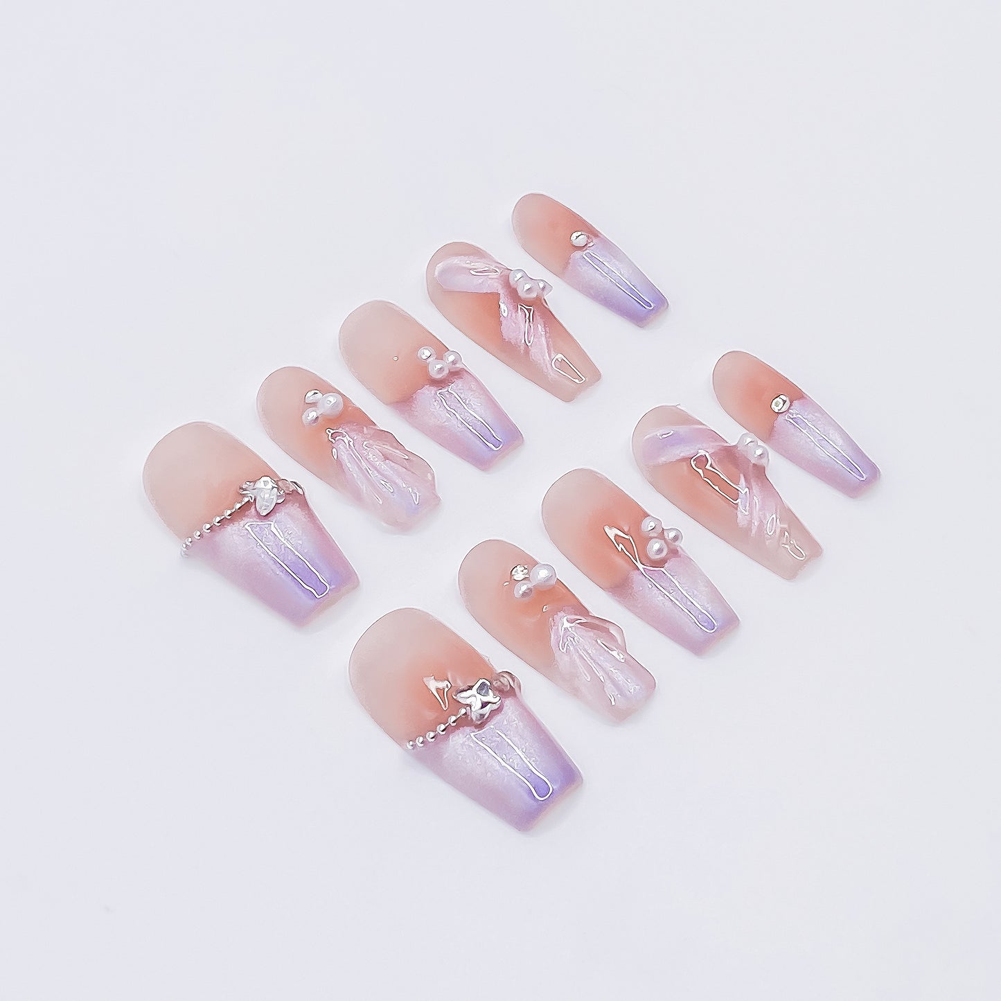 Lilac Whisper with Pearl Accents