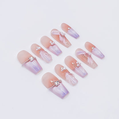 Lilac Whisper with Pearl Accents