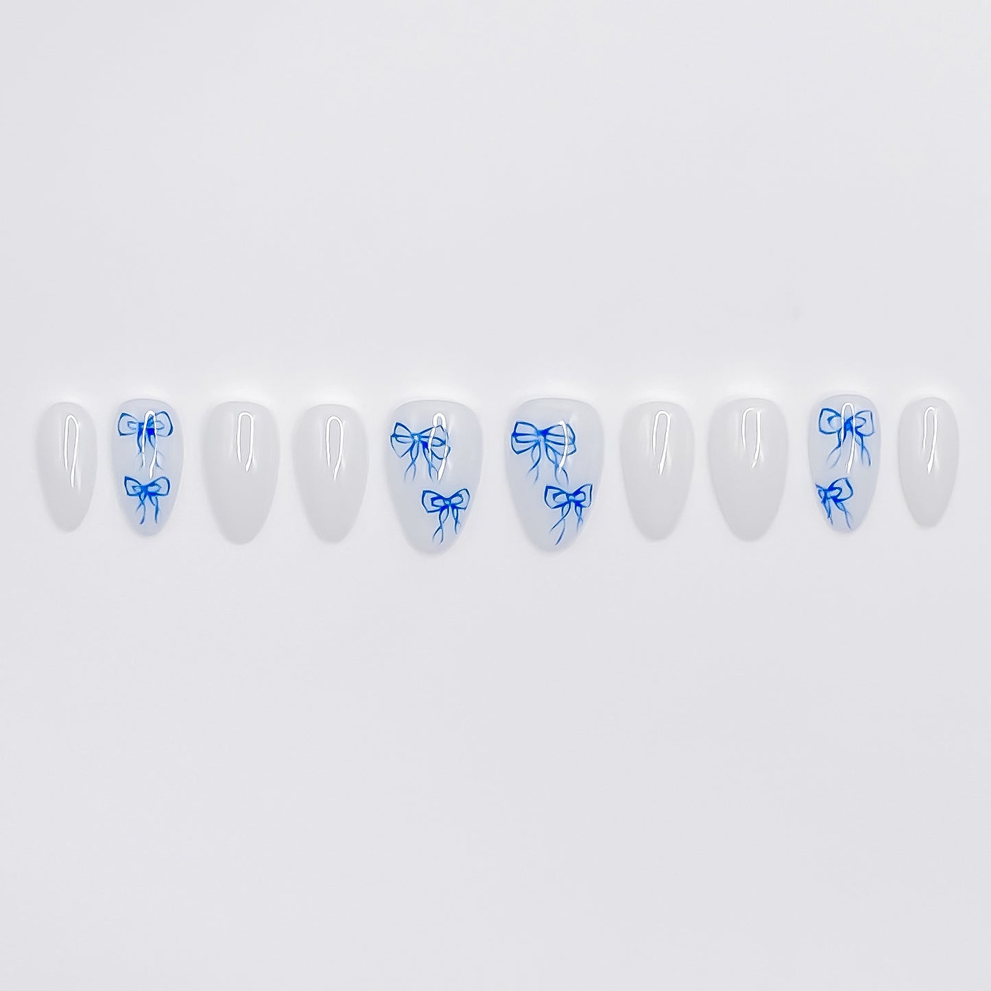 Blue Bowknot Elegance