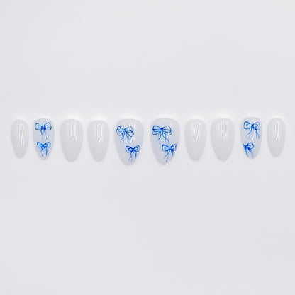 Blue Bowknot Elegance