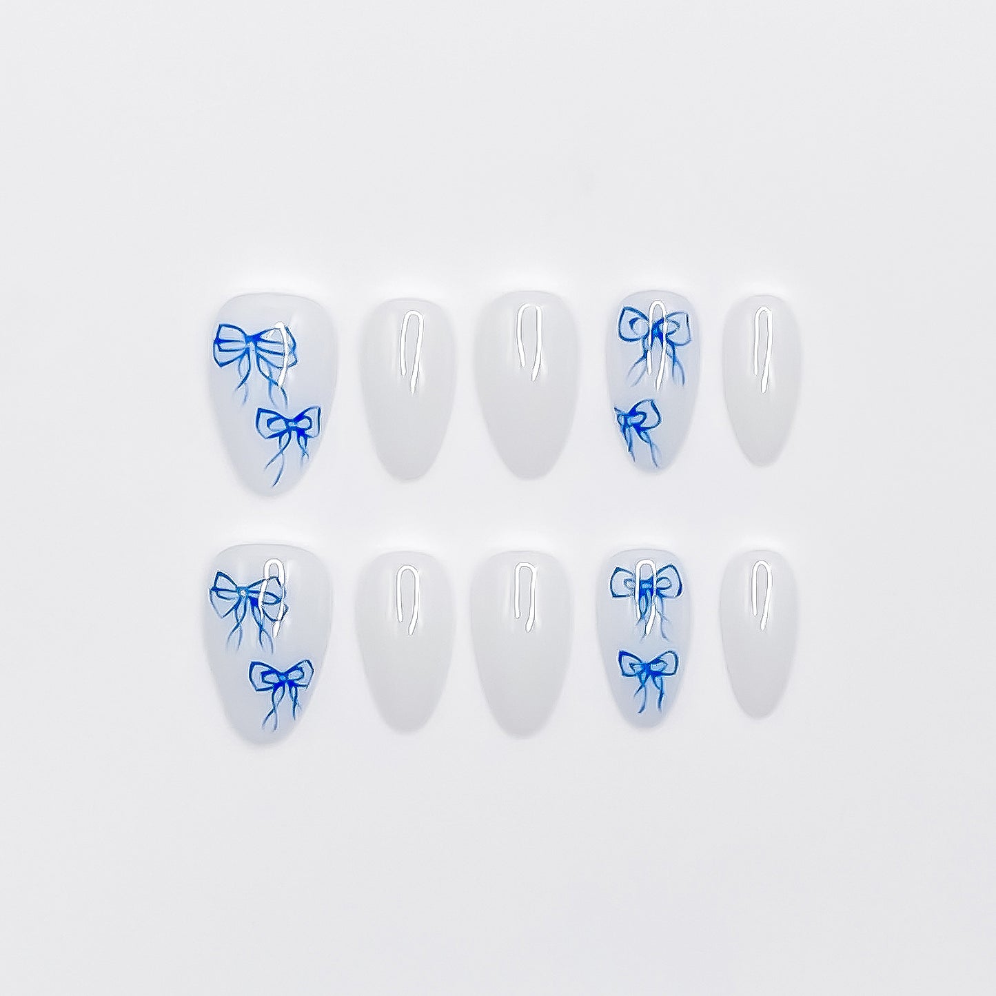 Blue Bowknot Elegance