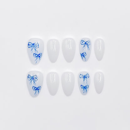 Blue Bowknot Elegance