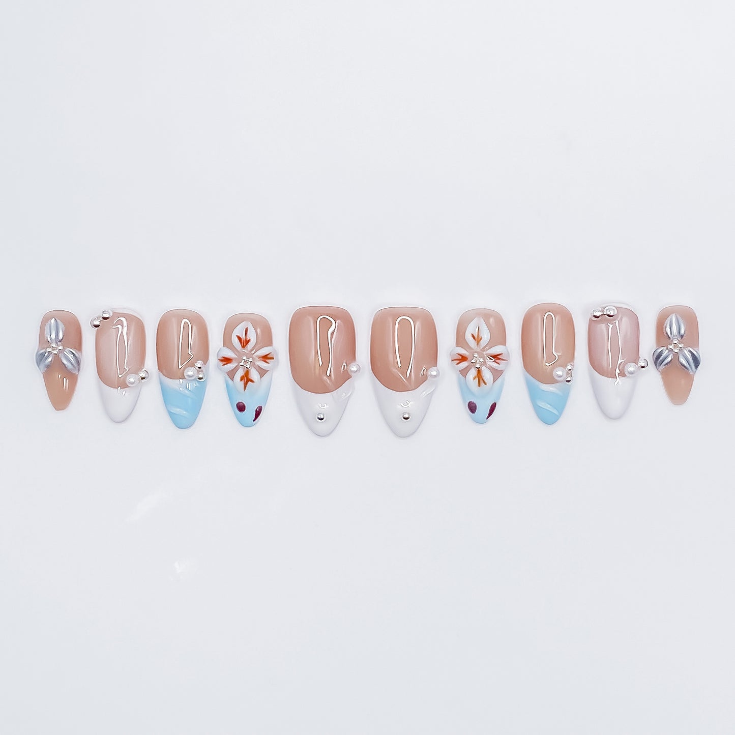 Pastel Bloom & Pearl Elegance