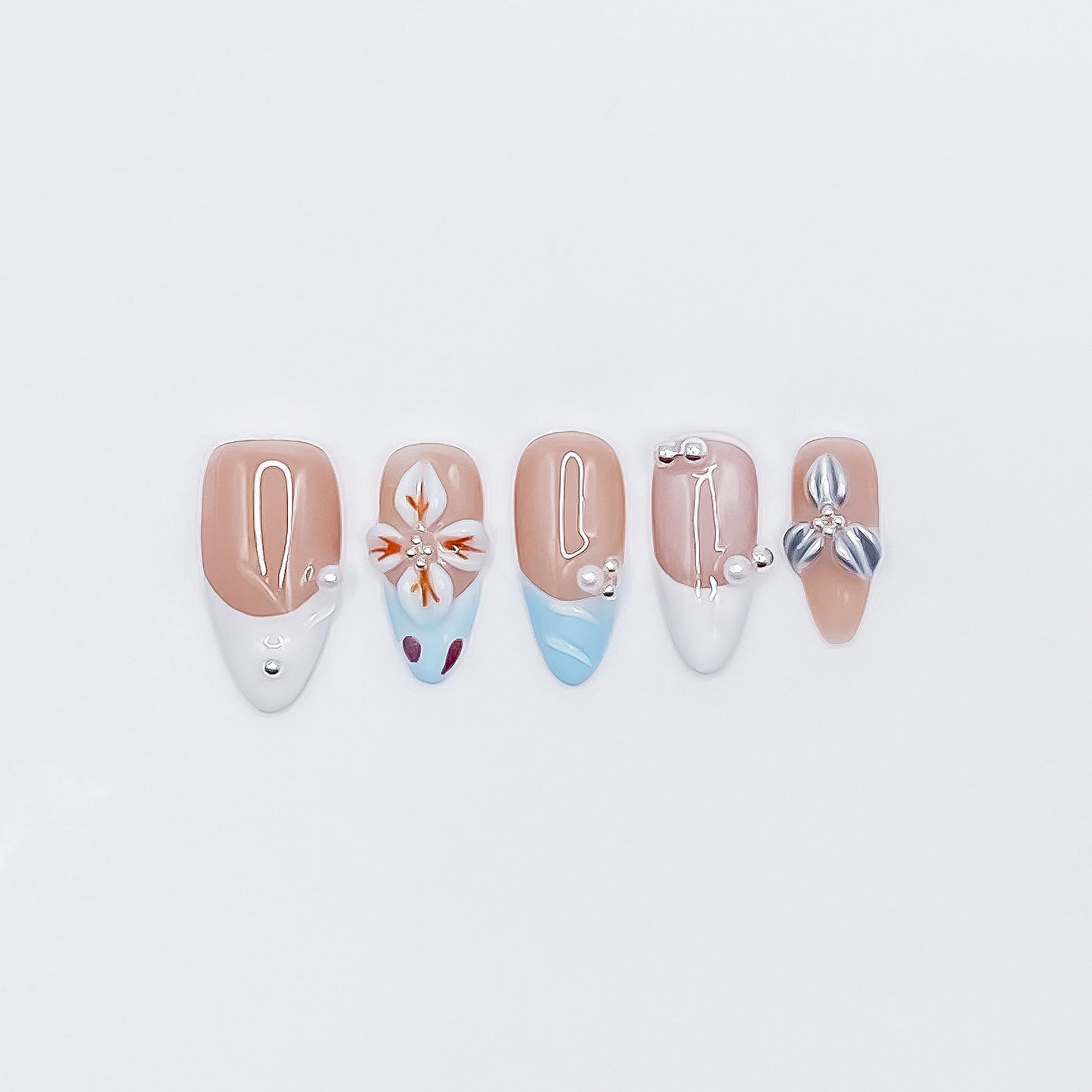 Pastel Bloom & Pearl Elegance