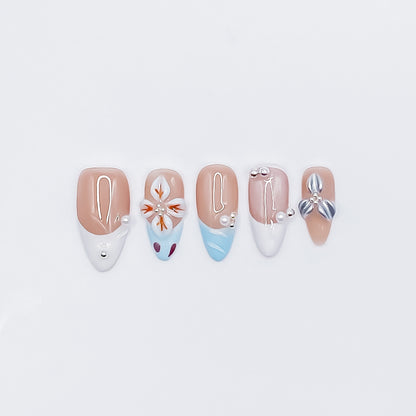 Pastel Bloom & Pearl Elegance