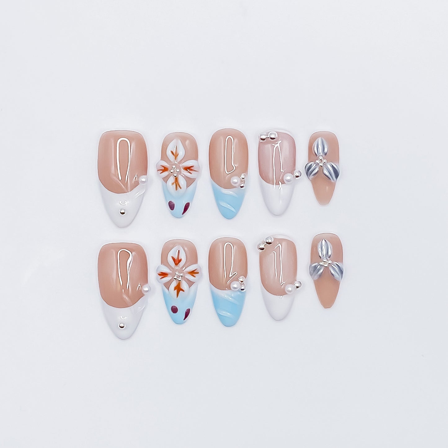 Pastel Bloom & Pearl Elegance