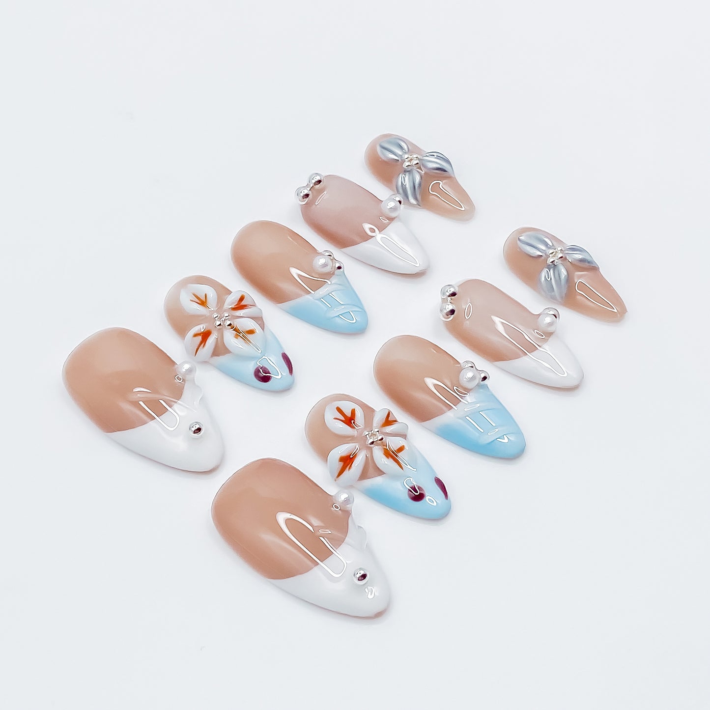 Pastel Bloom & Pearl Elegance